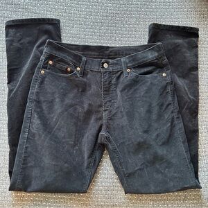 541 Levi's Black Corduroy Pants 30x32